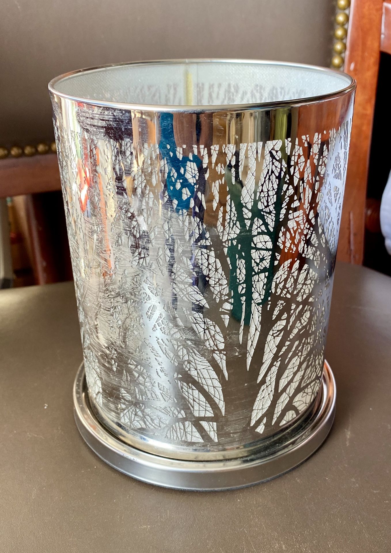 Silver Candle Holder