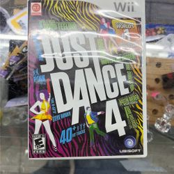 Nintendo Wii Just Dance 4 Game 