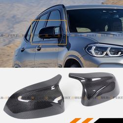For 2019-25 BMW X3 X4 X5 X6 X7 G02 G01 G05 G06 M Carbon Fiber Mirror Covers Caps