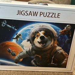 Dogs in Space- 1,000 piece jigsaw puzzle - 27 X 20 - Nattork