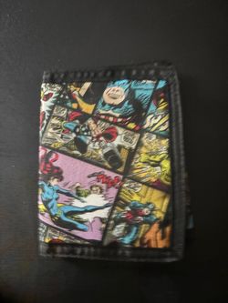 Comic Book Print Slim Card Wallet