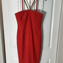 Women’s Red Midi Dress