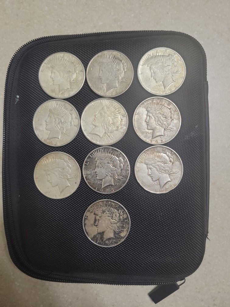 Peace Silver Dollars. $53 Each