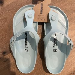 NEW Birkenstock EVA Sandals - Surf Green
