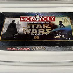 Monopoly Star Wars Classic Trilogy Edition Board Game Complete