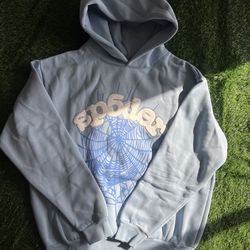 Spider Hoodie “Web Baby Blue”