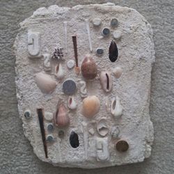 Seashell Sandcast Wall Decor 