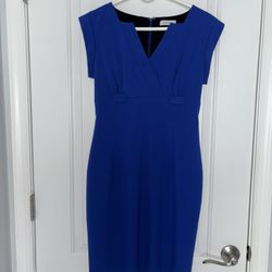 Calvin Klein Royal Blue Dress Size 4