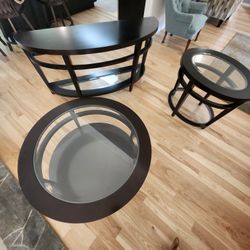 3 Piece Living Room Table Set