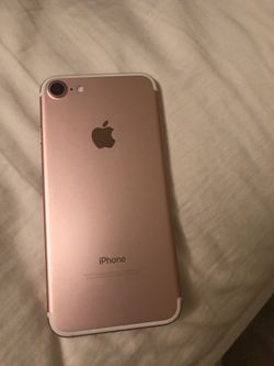 Rose gold iPhone 7