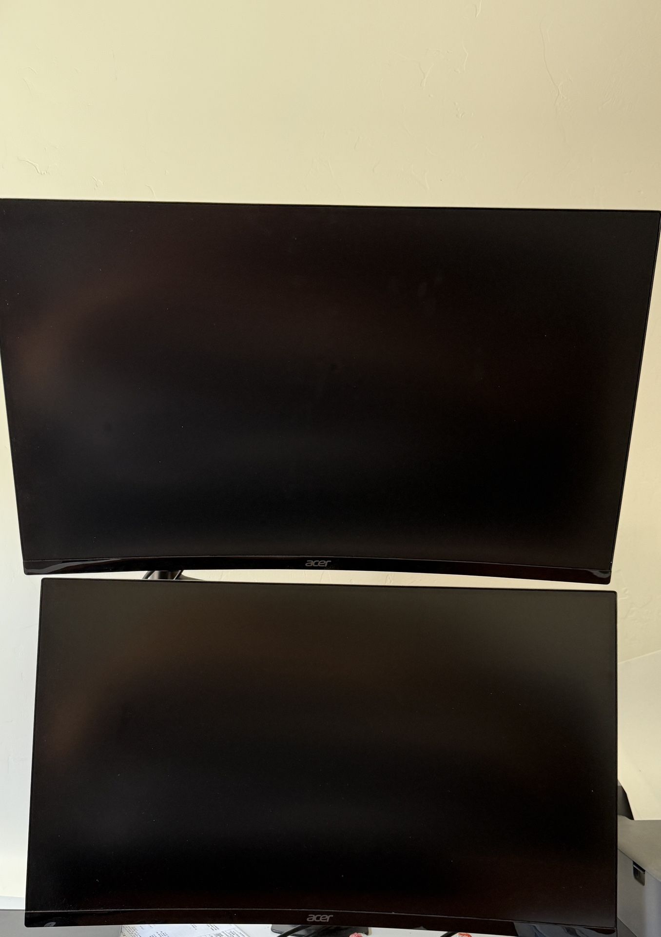 Acer 27 inch Monitors (2)
