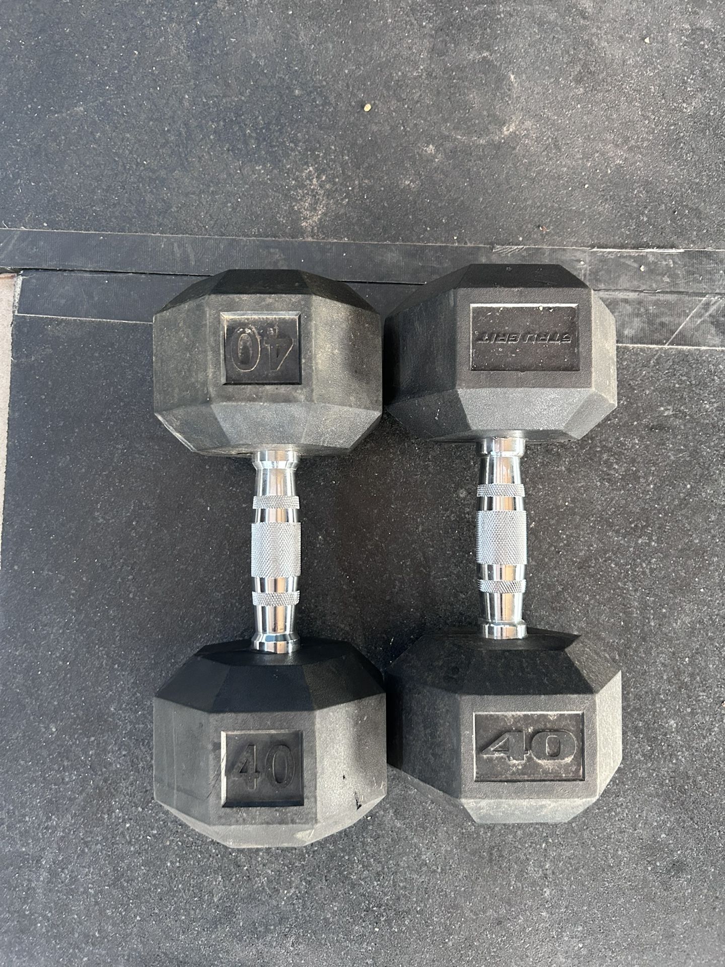 40 Pound Dumbbells