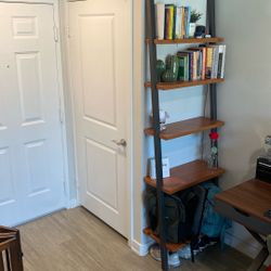 Wooden Ladder Book Shelf 