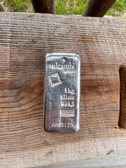 Valcambi 1kg Silver Bar