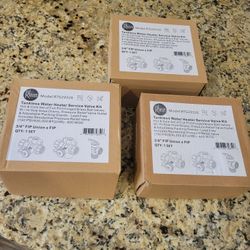 Water  Heater Valve Kits 