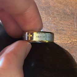 Jesus Cross Ring