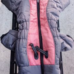 Nice Quilted Dog Coat Vest 18" Long In Bitter Lake 