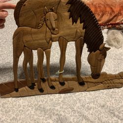 Wood Horse Picture