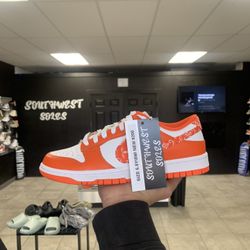 Nike Dunk Low Orange Paisley Size 6.5y (8w) Available In Store!