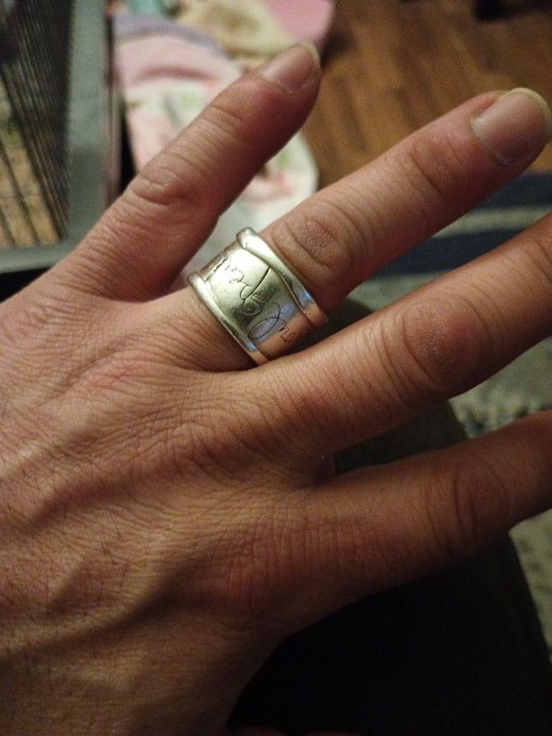 Thick Silver Ring 