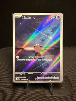 Pokemon Card Cleffa IR Obsidian Flames