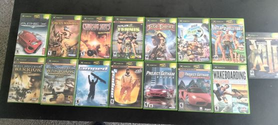 15 Original Xbox game bundle for sale