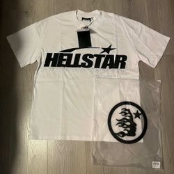 Hellstar white cotton t-shirt Send offer‼️‼️‼️