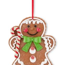 Gingerbread Boy And Girl Ornaments