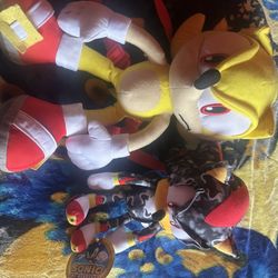 Super Sonic Bag And Shadow Plush 
