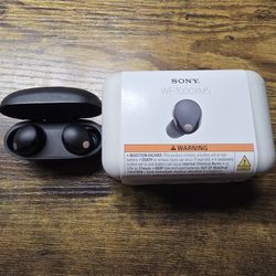 Sony WF-1000XM5, Best Noise Cancelling Earbuds, Black Like New, All Accessories Are In The Box