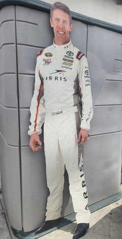 Nascar driver frame cutout