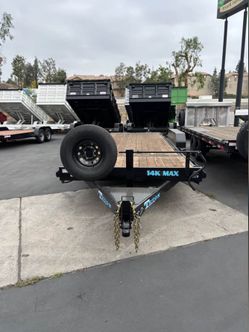 2025 TETON TILT TRAILER Black 7x20-2 14K GVWR
