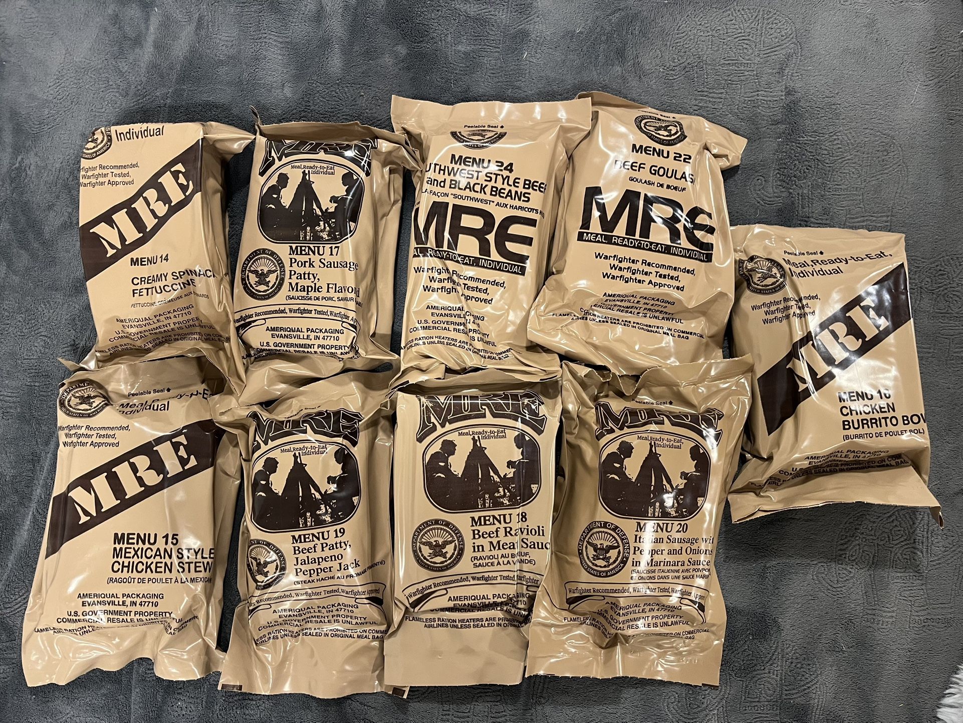 MREs, Shelf Stable