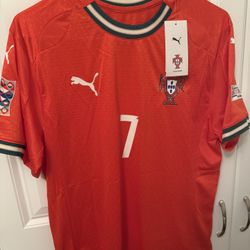 Nations League 2025 Ronaldo #7 Jersey Size L