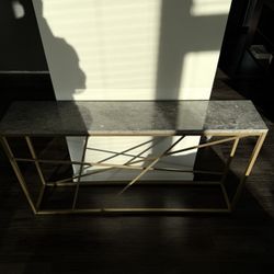 Console Table Gold/Gray