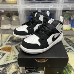 Jordan 1 Mid Diamond Toddler Size 9c