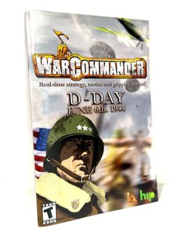 WarCommander D-Day June 6th 1944 PC Game Manual Only Hip Interactive Vintage