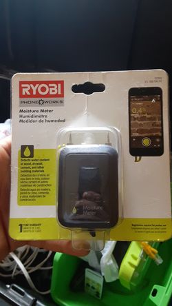Ryobi phone works moisture meter