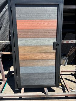 Composite wood doors