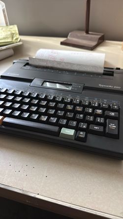 Canon electric typewriter