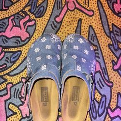 Bravest Studio Paisley Blue Clogs