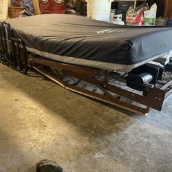 Remote controlled hospital bed 