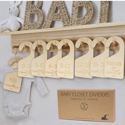 Baby Closet Dividers (wood)