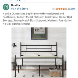 Queen Size Mattress And Bedframe