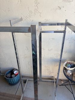Heavy Duty 4-Way Clothing Rack