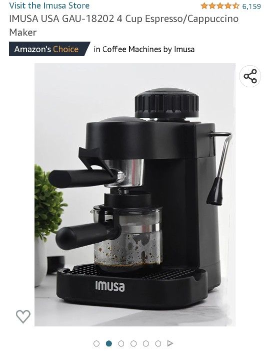Imusa Espresso Maker / Cappuccino Maker for Sale in Seattle, WA OfferUp
