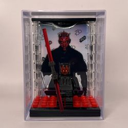 Collectible Force Pack Minifigure Display Case For Lego Star Wars Darth Maul