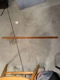 Montgomery Ward paint and paper store yardstick vintage