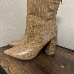 Brown High Heel Boots
