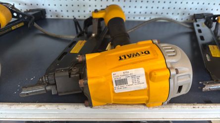 Yellow DeWalt Nailer